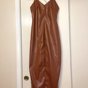 Eleventhirty Faux Leather Dress
